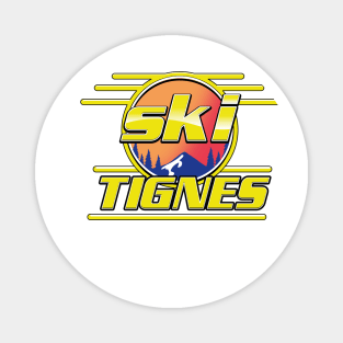 Tignes ski logo Magnet